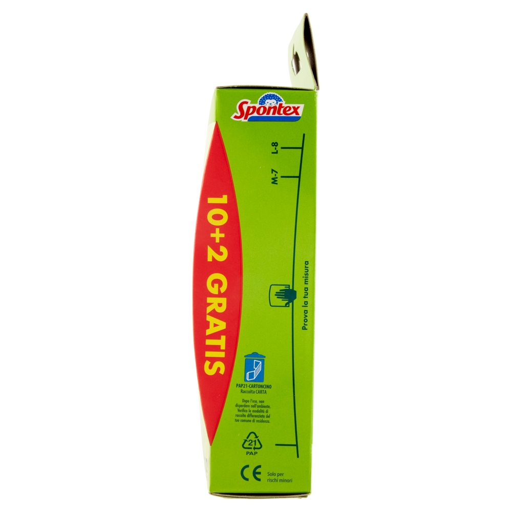 Spontex Guanti Usa&Getta Effetto Seta x12 tg L